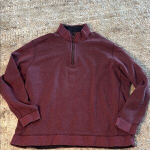 Tommy Bahama New Castle Half-Zip Pullover🍍Sz XXL🍍Pit to pit 30”🍍length 31”🍍